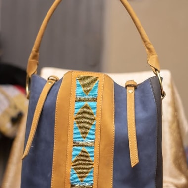 Sheba beaded tote