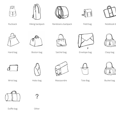 bag types