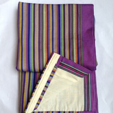 Custom made African print curtains