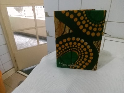 Handmade notebook on customer request within custom made realization