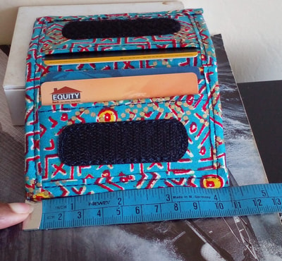 custom made wallet made from fabric within custom made realization