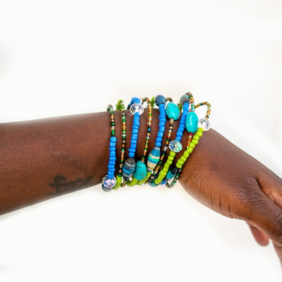 Wrap bracelet made in Kenya