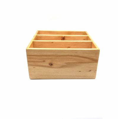 Cutlery box in the unusually small size 24 cm x 24 cm