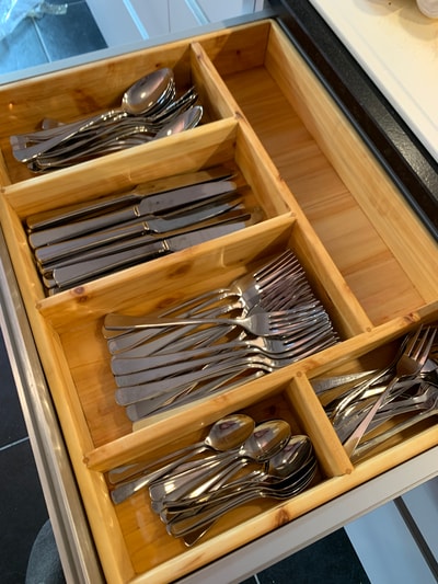 custom made cutlery tray for a short drawer photos from customer