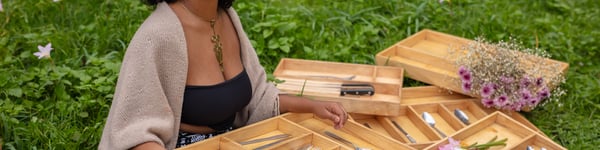 Several customized cutlery drawers