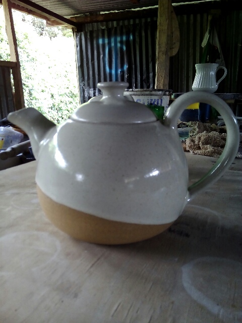 Tea pot made by John Kamau