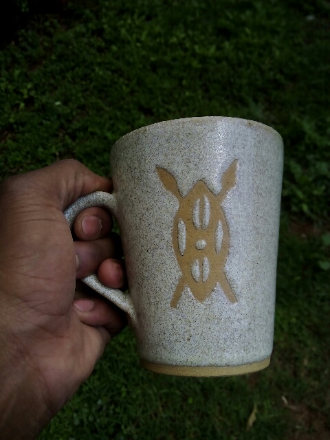 Kenya mug made by John Kamau