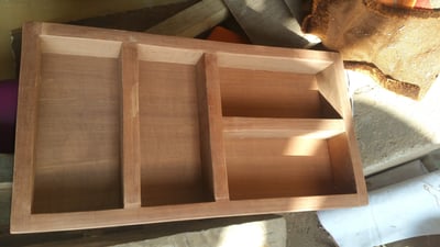 Cutlery box for our narrow drawer within custom made realization