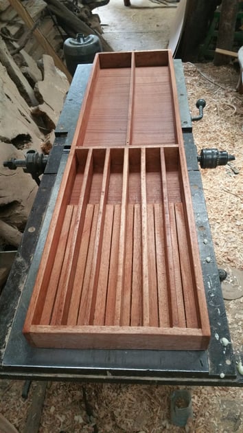 Custom 108×27 cm Drawer Insert With Knife Block