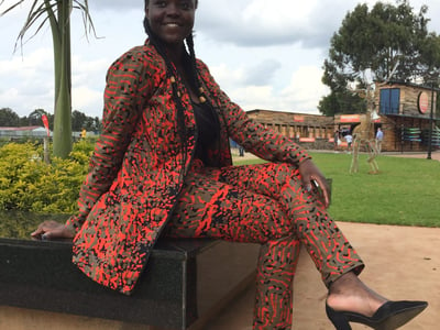 full Kitenge suit outfit