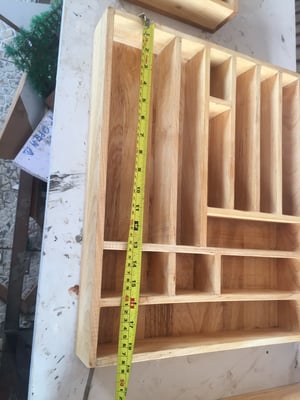 How to make a Custom Wooden Cutlery Drawer Inserts Set – work in progress