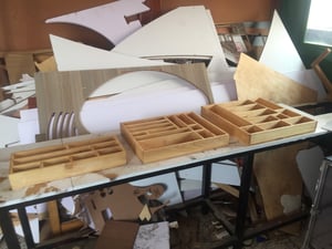How to make a Custom Wooden Cutlery Drawer Inserts Set – work in progress
