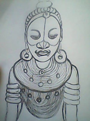 Buddha-Statue einer afrikanischen Frau nach Maß - Design Ideen und Vorschläge vom Handwerker