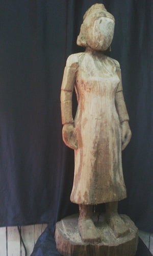 Wie man Buddha-Statue einer afrikanischen Frau nach Maß herstellt – Arbeitsschritte