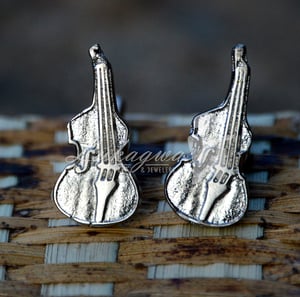 How to make a Custom Cufflinks: Africa Map & Double Bass – work in progress