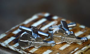 How to make a Custom Cufflinks: Africa Map & Double Bass – work in progress