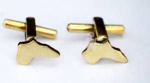 Custom Cufflinks: Africa Map & Double Bass - design ideas and artisan proposals