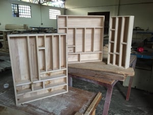 How to make a Custom Wooden Cutlery Drawer Inserts Set – work in progress