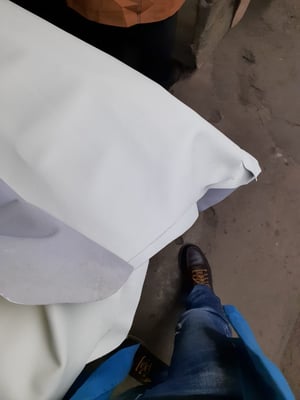 Weiße Lederhandtasche für A4 nach Maß - Design Ideen und Vorschläge vom Handwerker