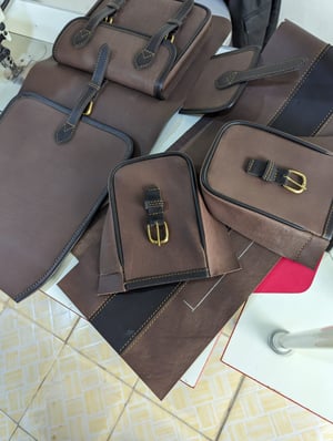 How to make a Custom Leather Backpack for 15-Inch Laptop – work in progress