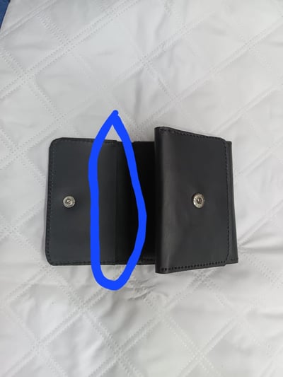 Custom made wallet - copy of my old wallet within custom made realization