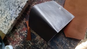 How to make a Custom-Made Leather Wallets With Coin Pocket – work in progress