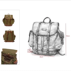 Maßgefertigter Bundeswehr-Jägerrucksack - Design Ideen und Vorschläge vom Handwerker