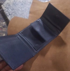 How to make a Custom-Made Leather Wallets With Coin Pocket – work in progress