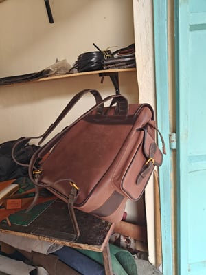 How to make a Custom Leather Backpack for 15-Inch Laptop – work in progress
