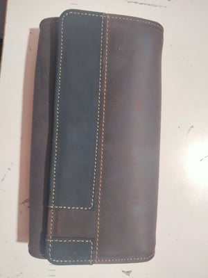 How to make a Custom Leather Wallet for 10 Cards & Coins – work in progress