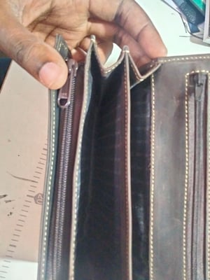How to make a Custom Leather Wallet for 10 Cards & Coins – work in progress