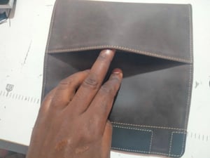 How to make a Custom Leather Wallet for 10 Cards & Coins – work in progress