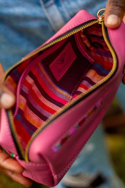 Taylor made Unisex Backpack: Hot Pink/Black/White