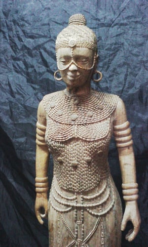 Wie man Buddha-Statue einer afrikanischen Frau nach Maß herstellt – Arbeitsschritte