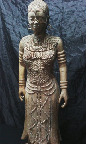 Wie man Buddha-Statue einer afrikanischen Frau nach Maß herstellt – Arbeitsschritte
