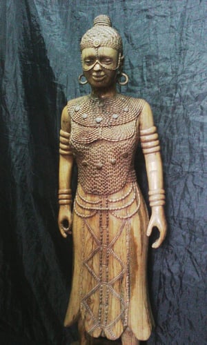 Wie man Buddha-Statue einer afrikanischen Frau nach Maß herstellt – Arbeitsschritte