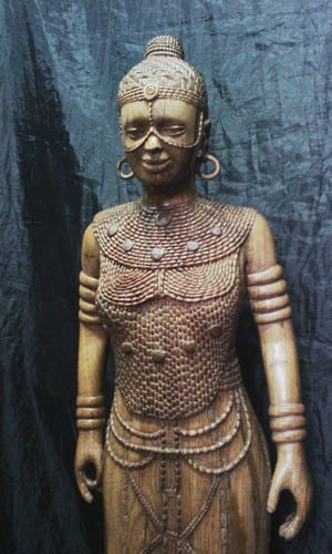 Wie man Buddha-Statue einer afrikanischen Frau nach Maß herstellt – Arbeitsschritte