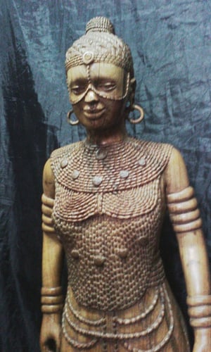 Wie man Buddha-Statue einer afrikanischen Frau nach Maß herstellt – Arbeitsschritte