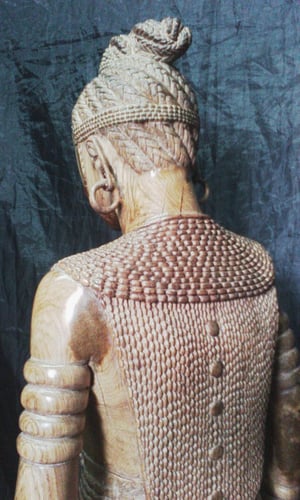 Wie man Buddha-Statue einer afrikanischen Frau nach Maß herstellt – Arbeitsschritte