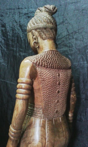Wie man Buddha-Statue einer afrikanischen Frau nach Maß herstellt – Arbeitsschritte
