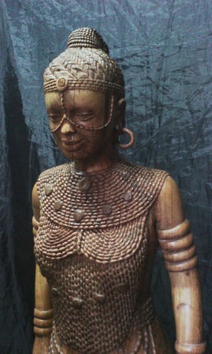 Wie man Buddha-Statue einer afrikanischen Frau nach Maß herstellt – Arbeitsschritte