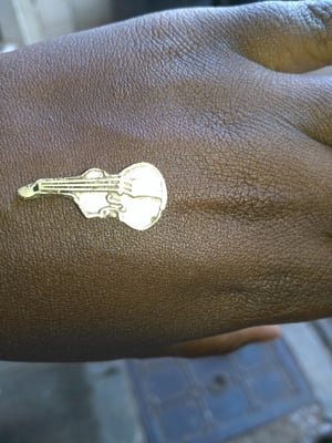 How to make a Custom Cufflinks: Africa Map & Double Bass – work in progress