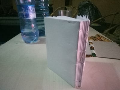 Handmade notebook on customer request within custom made realization