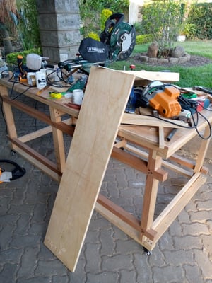 How to make a Custom Home Office Desk 107×42 cm – work in progress