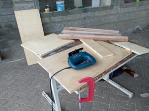 How to make a Custom Home Office Desk 107×42 cm – work in progress