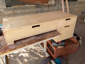 How to make a Custom Home Office Desk 107×42 cm – work in progress