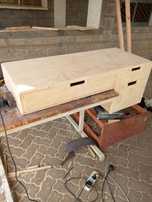 How to make a Custom Home Office Desk 107×42 cm – work in progress