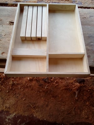 How to make a Custom Cedar Cutlery Trays With Knife Block – work in progress