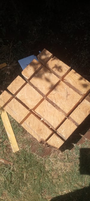 How to make a Bespoke Outdoor Cypress Side Table Set – work in progress