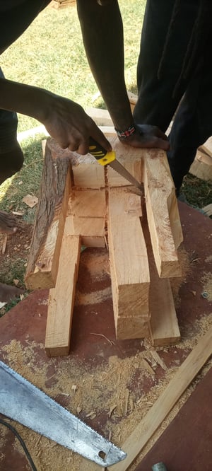 How to make a Bespoke Outdoor Cypress Side Table Set – work in progress